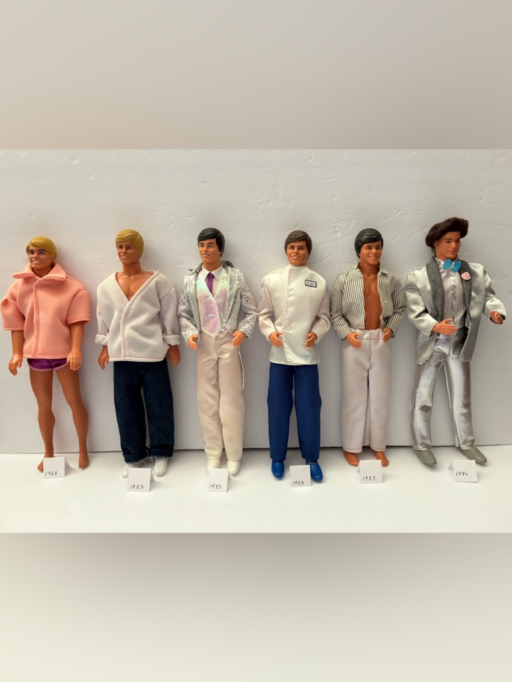 I'm Just Ken & Ken & Ken.. Vintage Ken Doll Lot of 6 - Includes Assorted Outfits